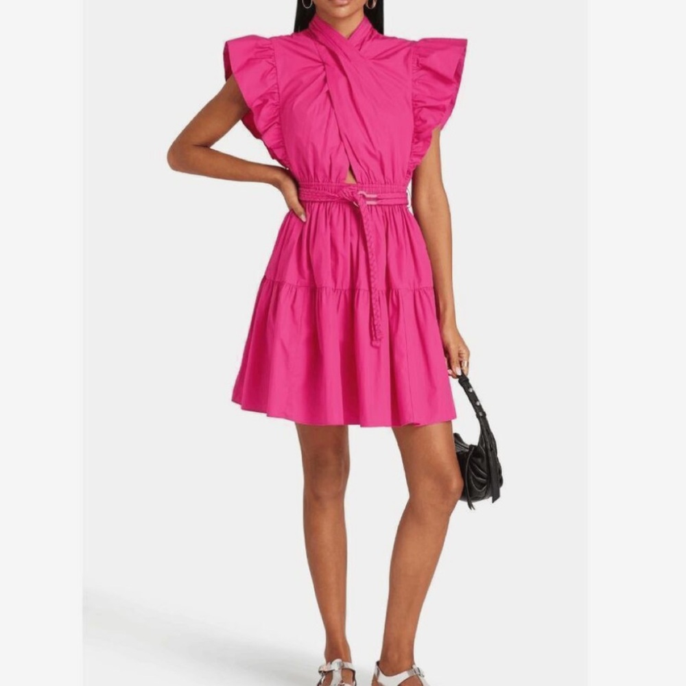 Pink Cutout Mini Dress - Picture 2 of 7